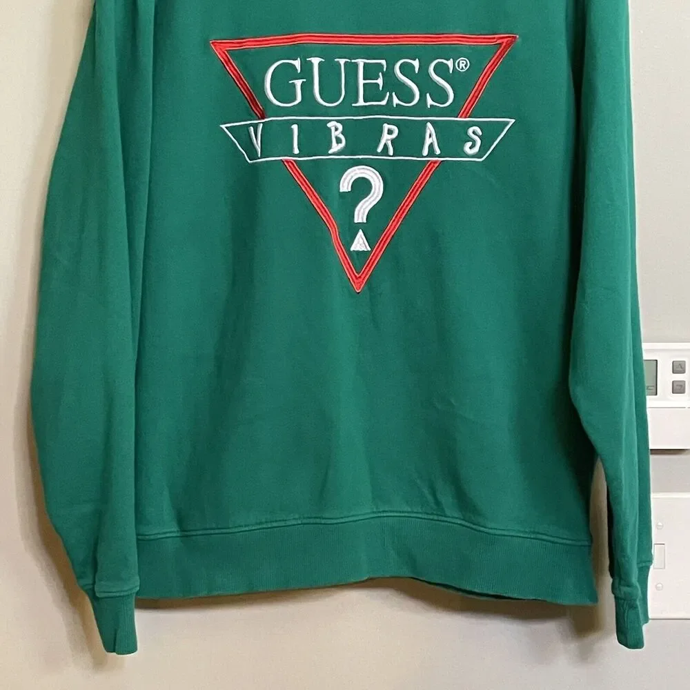 GUESS x J Balvin Vibras Crewneck Sweatshirt A$AP ROCKY Size Large EUC‎